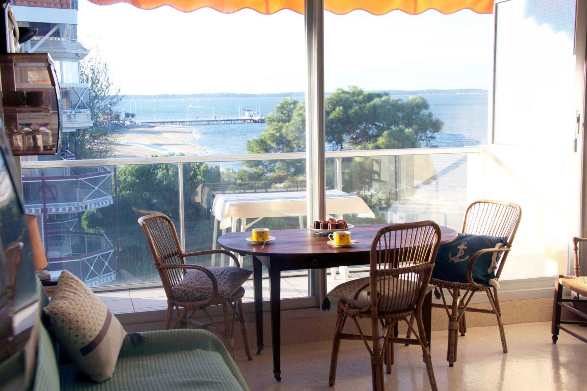 Nice Studio On The Seafront 阿卡雄 外观 照片